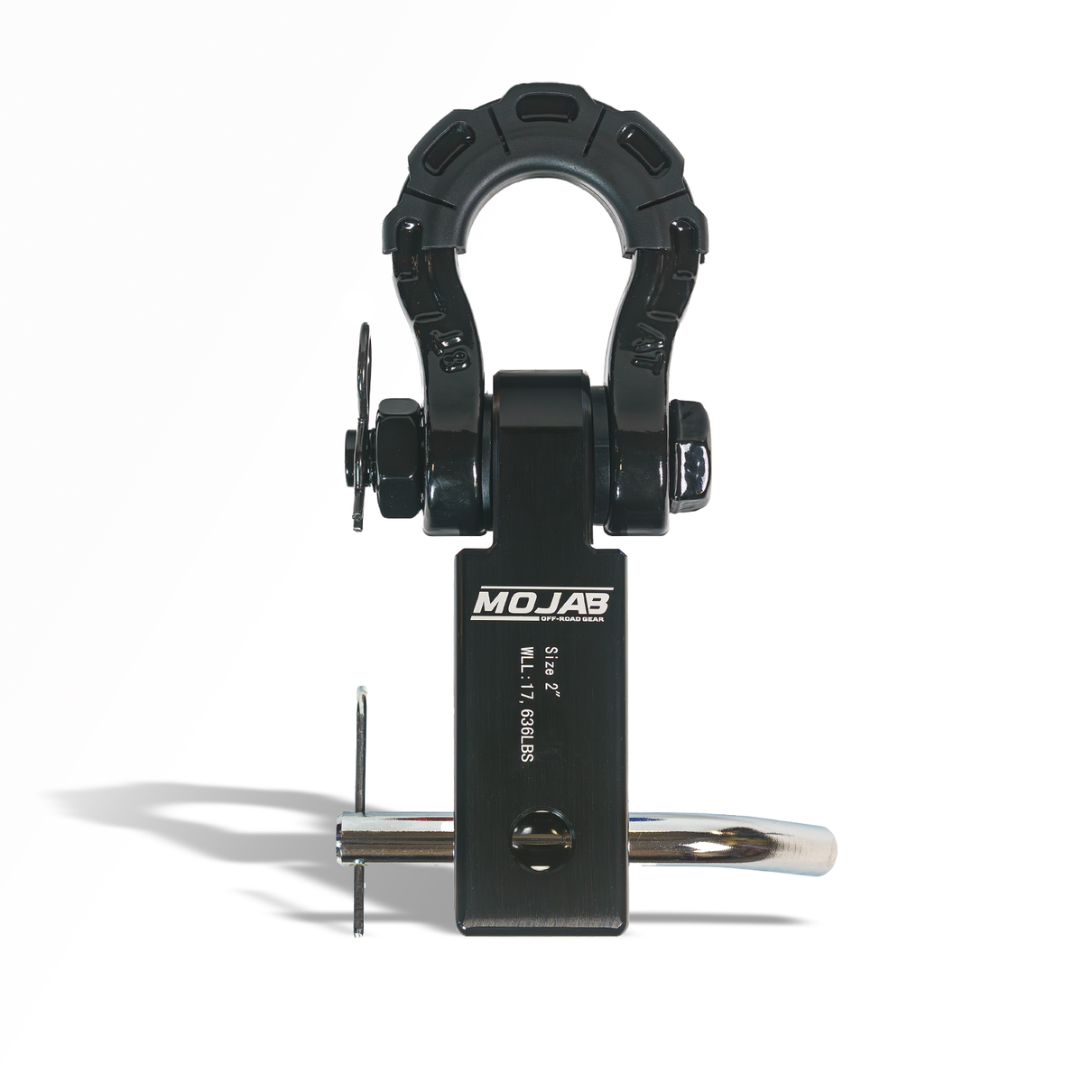 MOJAB Offroad 2 in Hitch Receiver with D-Shackle — product detail image 3