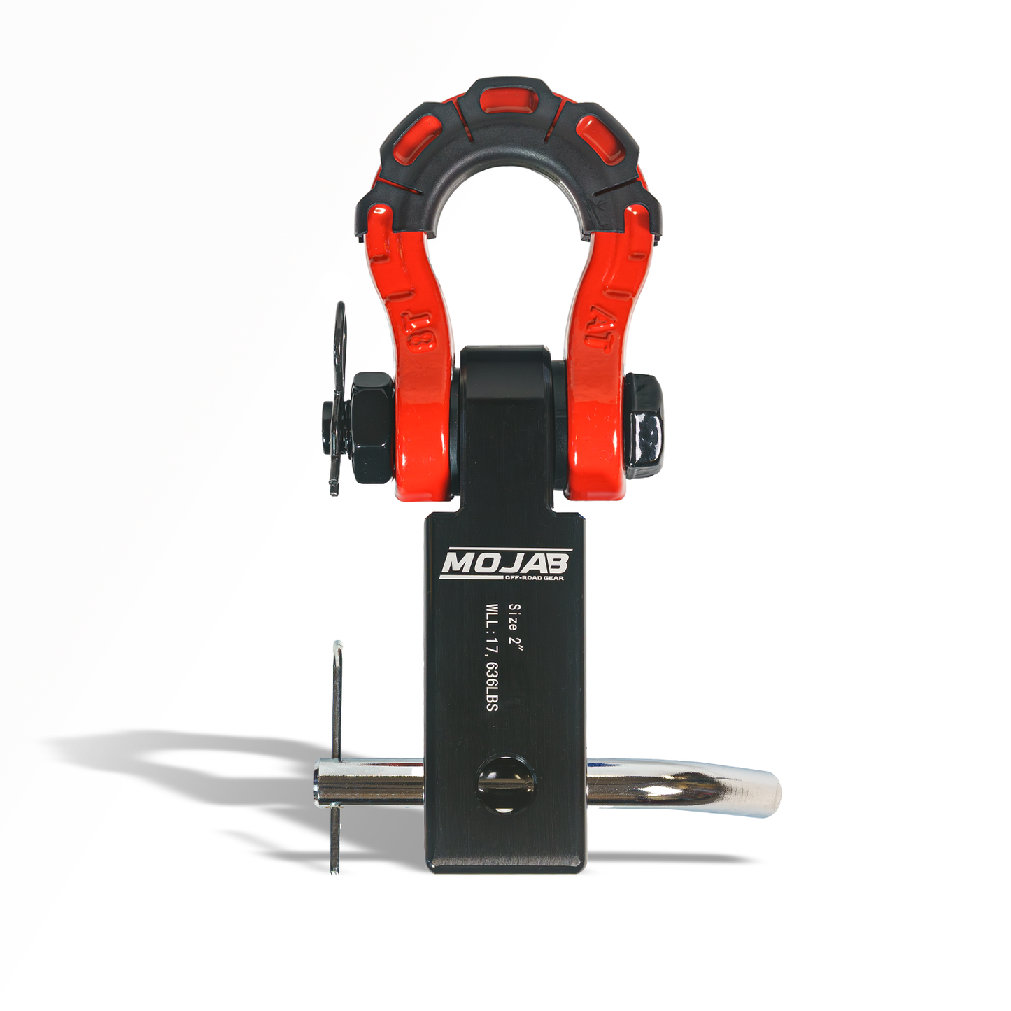 MOJAB Offroad 2 in Hitch Receiver with D-Shackle — product detail image 2