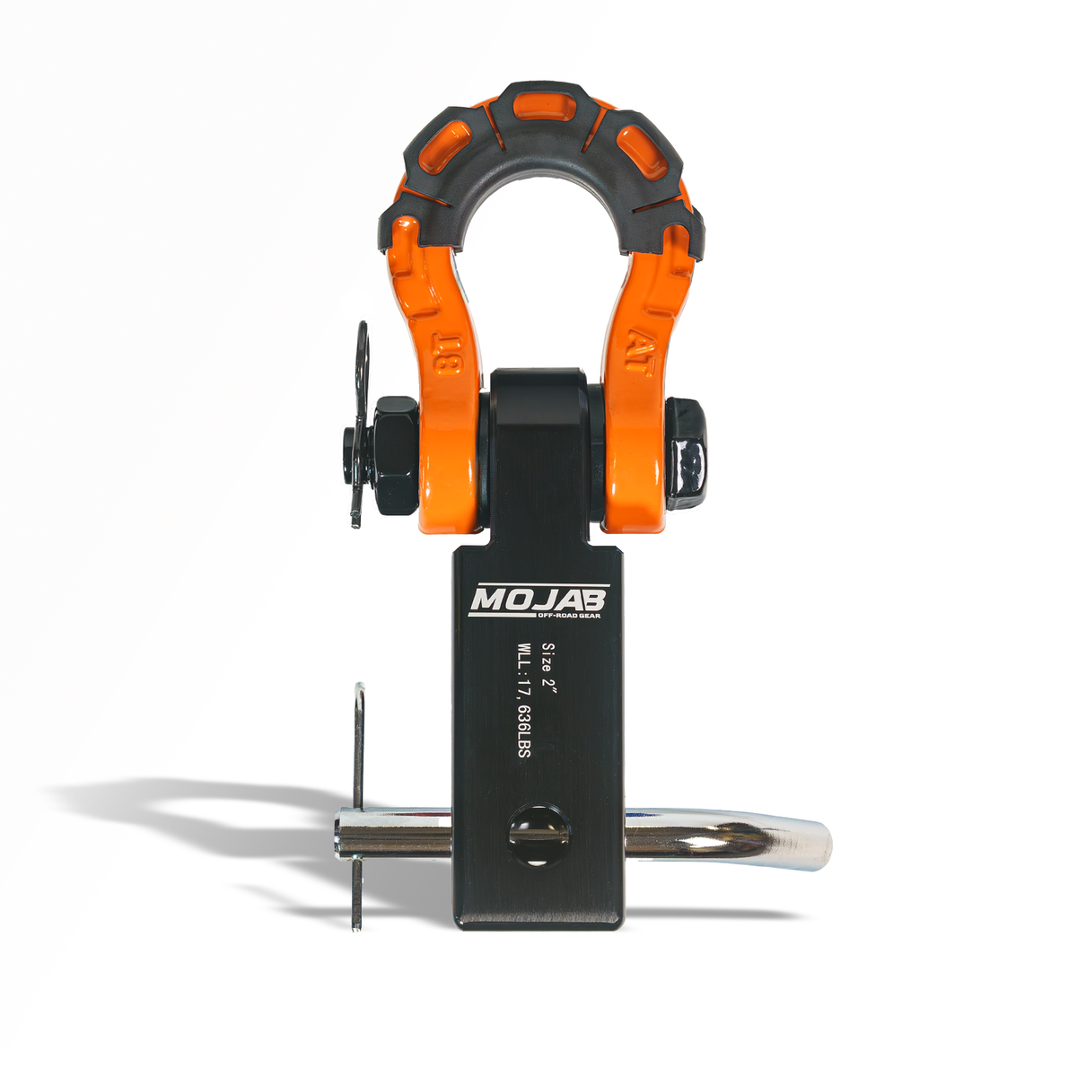 MOJAB Offroad 2 in Hitch Receiver with D-Shackle — product detail image 5