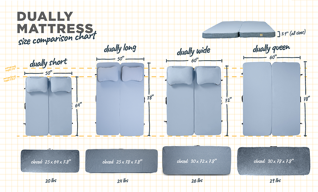 HEST Dually Camping Mattress