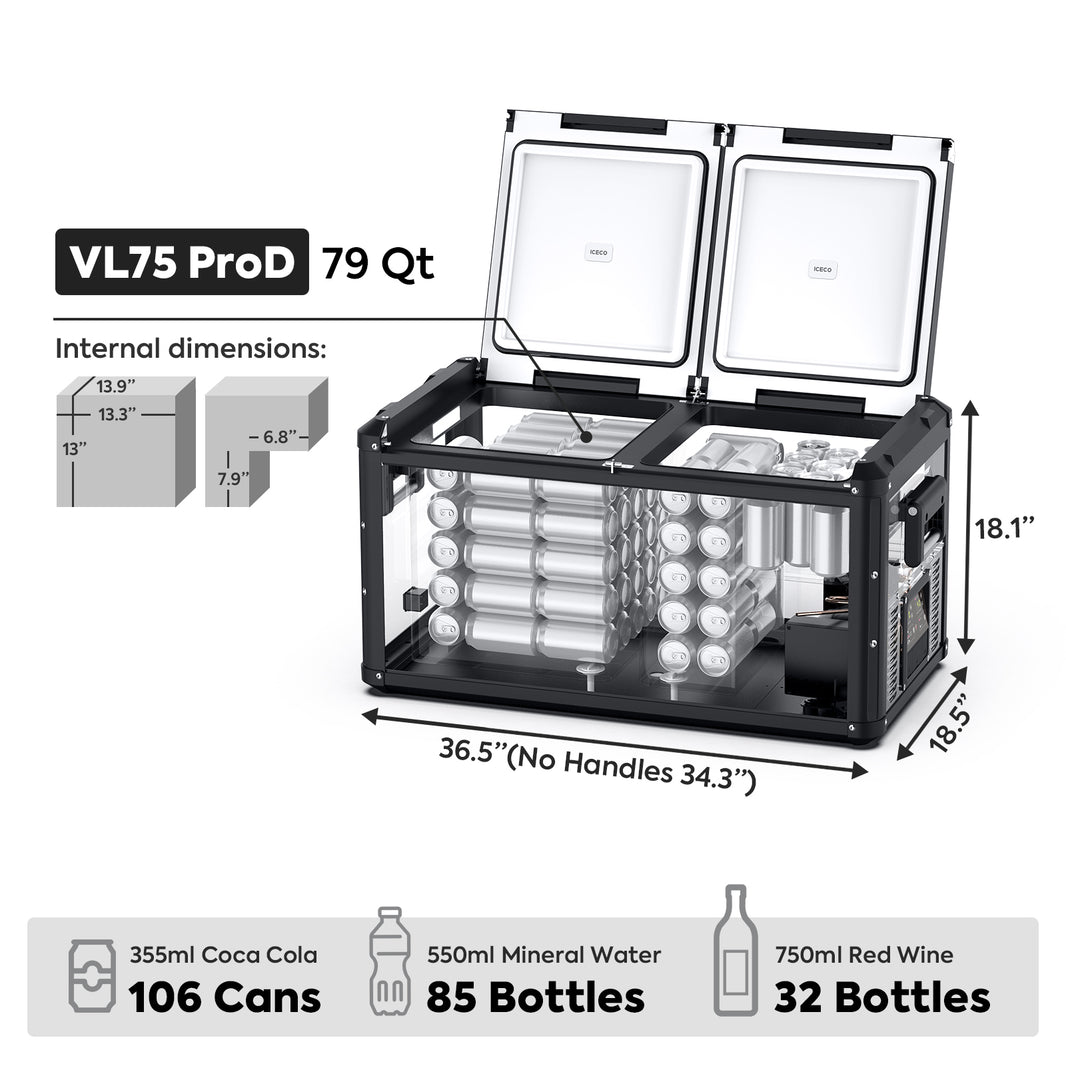 ICECO VL75ProD 75L Fridge Freezer — product detail image 5